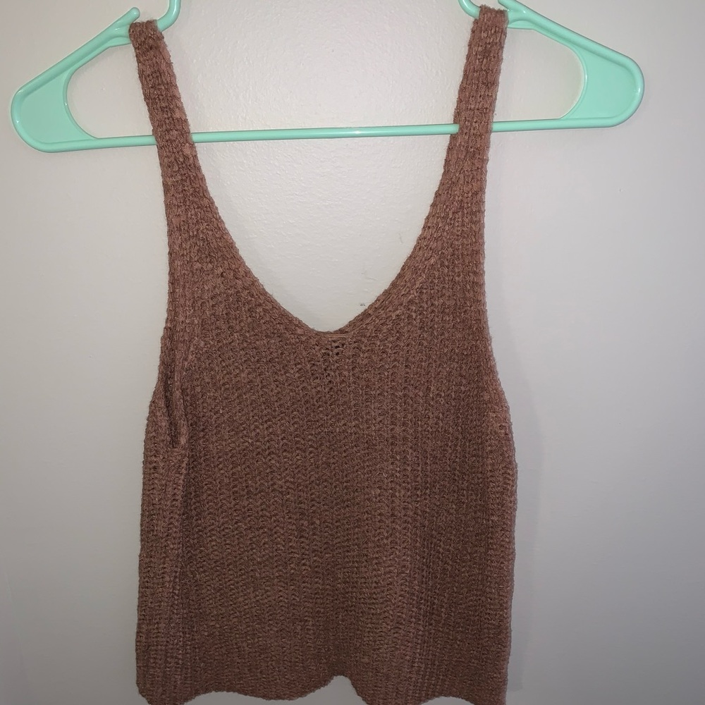 Sweater knit Tank top